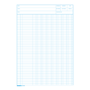 A4 Accountant Pad | 8 Column | AW408