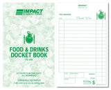 Food & Drinks Docket Book in Triplicate