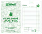 Food & Drinks Docket Book in Quadruplicate 