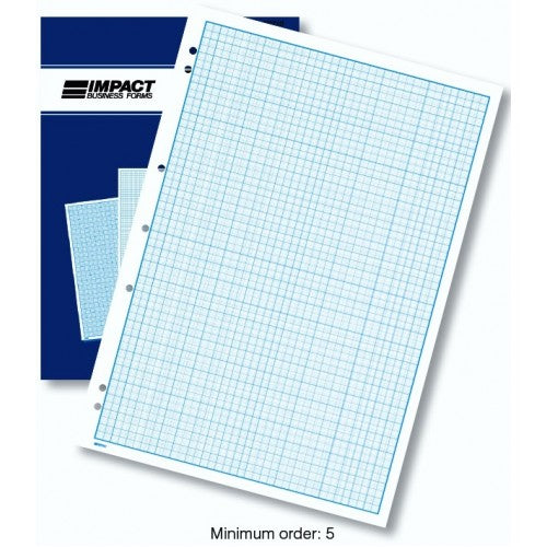 A4 2mm Graph Pad 7 Holes Punched