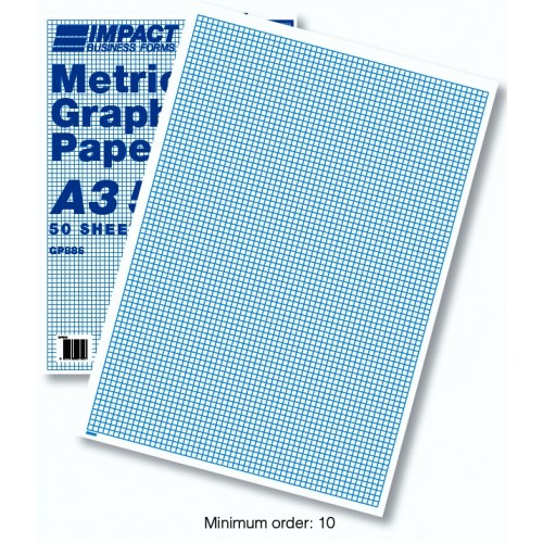 Graph Pad 5mm A3 Impact GP886