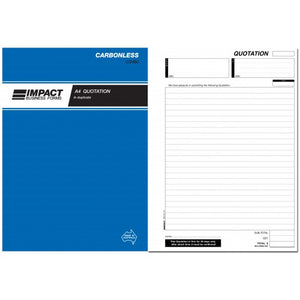 Quotation Book in Duplicate A4 Impact CS460