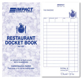 Restaurant Docket Book Small